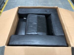 Armchair black leather leather arm chair verona