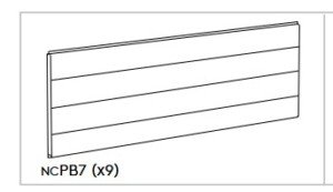 Keter Shed Spare Parts Cortina NCPB7 Panels