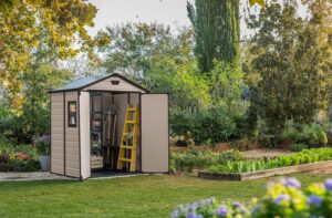 a picture of a keter-manor-6x5 shed 1