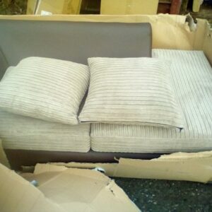 picture of a beown cushion set for left hand sofa
