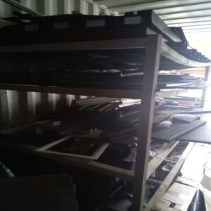 Explore an extensive 40ft container stocked with a wide array of shed parts and accessories.