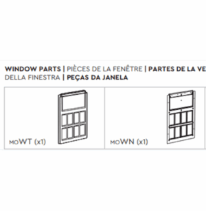 Keter Spare Parts -Keter Factor Shed Replacement Spare Window MOWT&MOWN Keter Spare Part