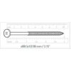 S80t Screws - Keter Darwin Shed Spare Replacement Screw parts S80t (14PK) (Copy) - Image 2