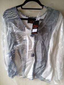 orla from tivoli white denim jacket top