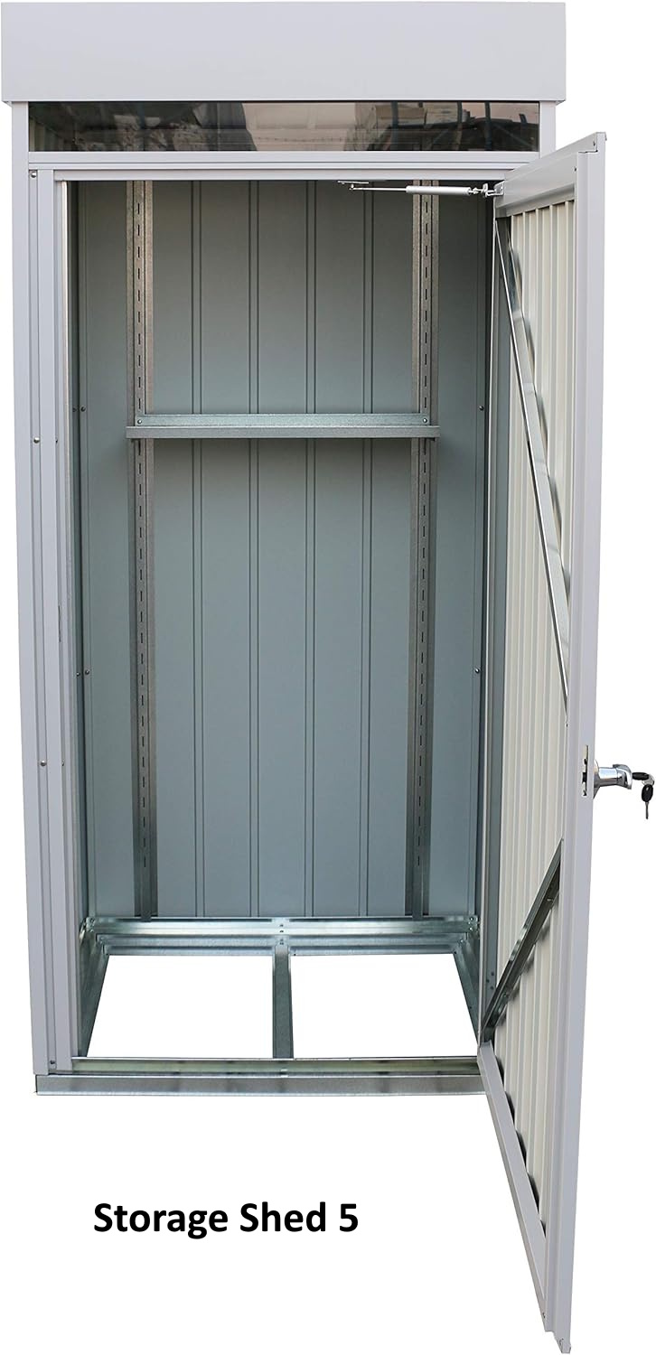 Duramax Palladium High Store Locker Single Door with Roof Garden and Front Skylight -1